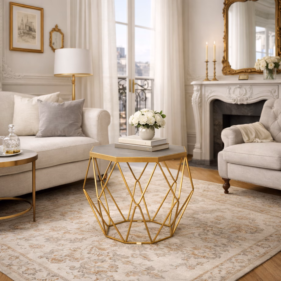 Kaheksanurkne lisalaud tsemendihalli plaadiga Livin Hill Glamour GL1715, 68 x 68 x 55 cm – 16