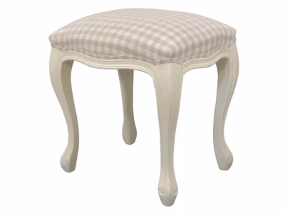 Polsterdatud provintsilik taburet Livin Hill TA325B, kreem, 45 x 35 x 49 cm