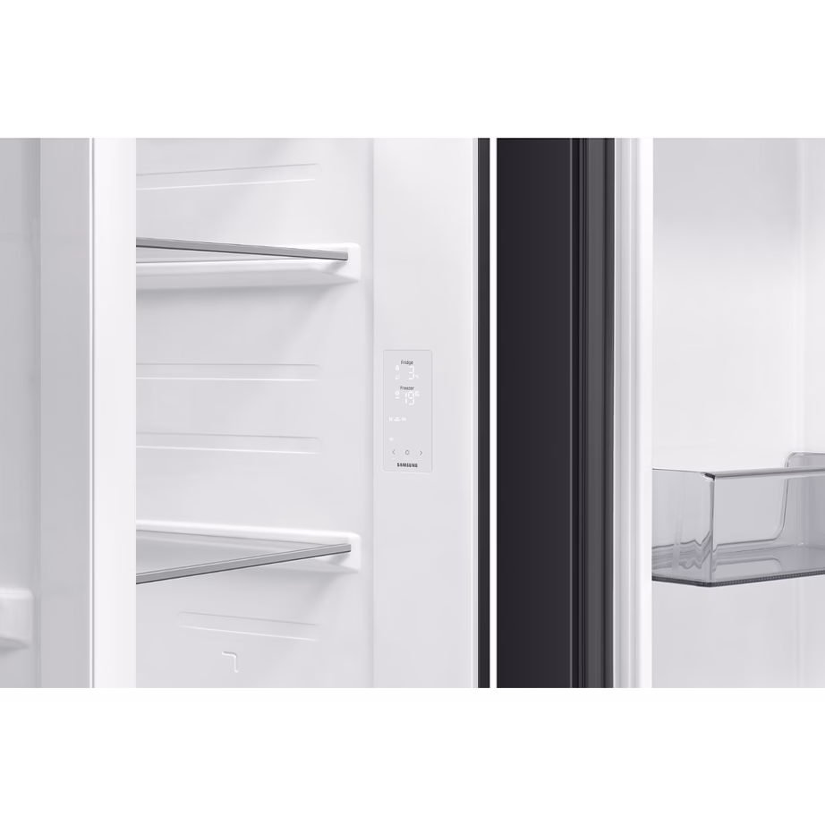 Kõrvuti paigutusega külmik-sügavkülmik SAMSUNG RS70F64KEBEO, 635 l, Wi‑Fi – 4