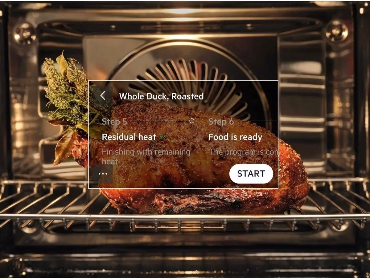 Functions and Dishes. Automatic settings and step-by-step guidance