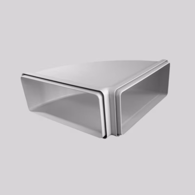Õhupuhasti tarvik ELICA horisontaalne ristkülikukujuline 90° põlv 220 × 90 mm