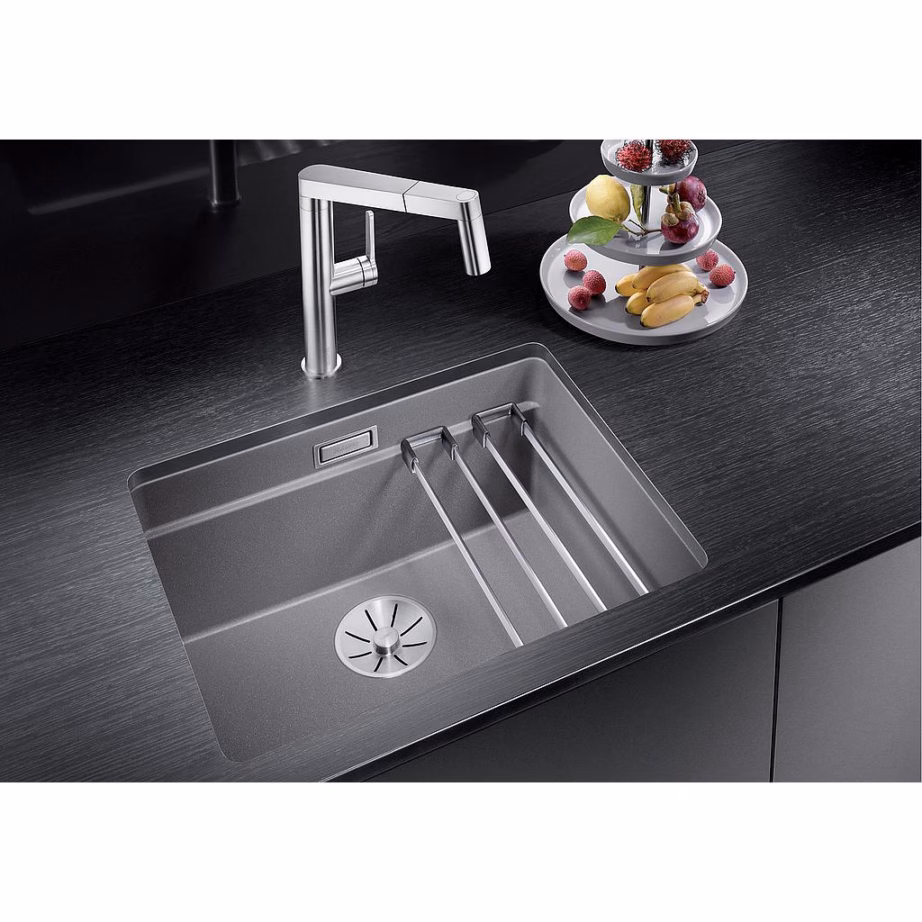 Alt paigaldatav köögivalamu BLANCO ETAGON 500-U SILGRANIT™ PuraDur™ valge, 1 kauss, 60 cm aluskapile - 3