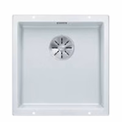 Alt paigaldatav köögivalamu BLANCO SUBLINE 400-U SILGRANIT™ PuraDur™ valge, 1 kauss, 50 cm aluskapile