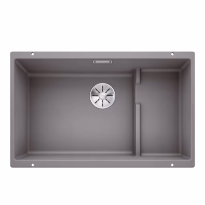 Allapaigaldatav köögivalamu BLANCO SUBLINE 700-U Level, SILGRANIT, alu metallic