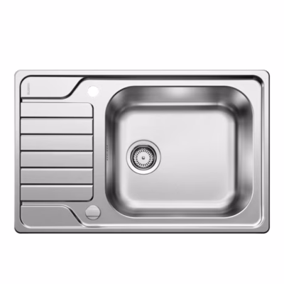 Roostevabast terasest pealtpaigaldatav köögivalamu BLANCO DINAS XL 6S Compact 2B M.AF