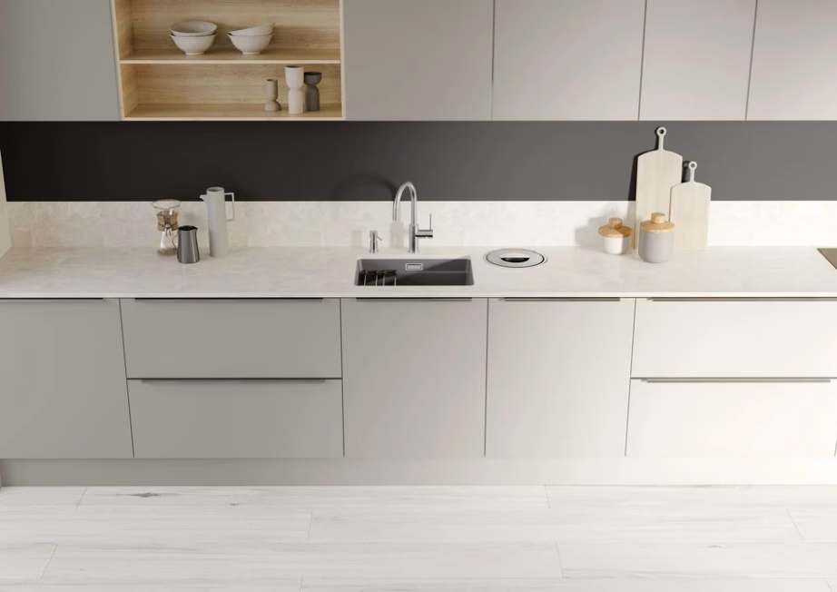 Alt paigaldatav köögivalamu BLANCO ETAGON 500-U, keraamika PuraPlus™, 1 kauss, must, 60 cm aluskapile - 5