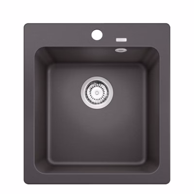 Pealt paigaldatav köögivalamu BLANCO NAYA 45, SILGRANIT™ PuraDur™, 1 kauss, kivihall, 45 cm aluskapile