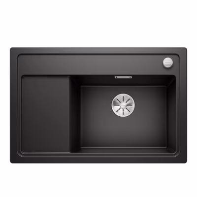 Valamu BLANCO ZENAR XL 6 S, 1 kauss, SILGRANIT™, must, aluskapp 60 cm
