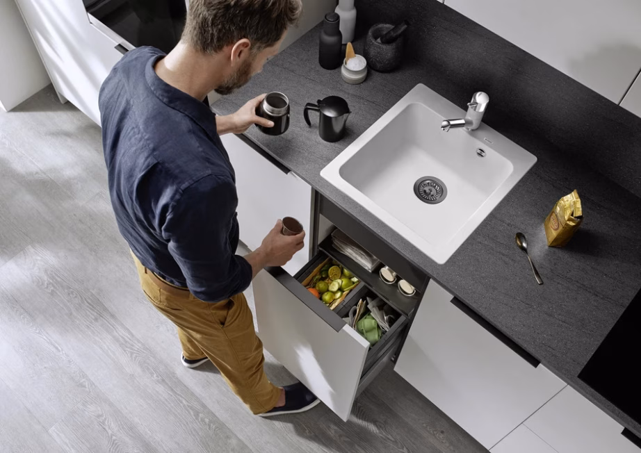 Pealt paigaldatav köögivalamu BLANCO NAYA 45 SILGRANIT™, 1 kauss, kohv, 45 cm aluskapile - 5