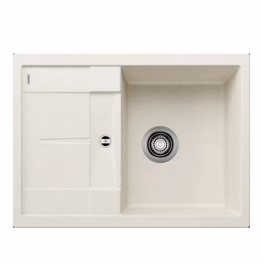 Pealt paigaldatav köögivalamu BLANCO METRA 45 S Compact, SILGRANIT™ PuraDur™, 1 kauss, pehme valge, 45 cm aluskapile - 3