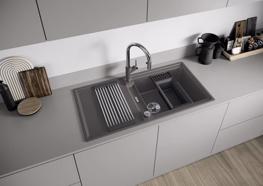 Pealt paigaldatav köögivalamu BLANCO ADIRA XL 6 S SILGRANIT™ PuraDur™, 1 kauss, pehme valge, 60 cm aluskapile - 8