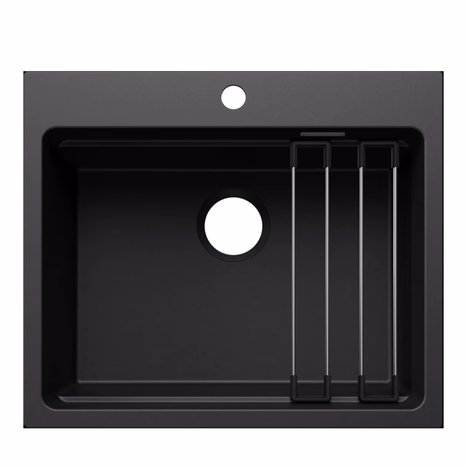 Pealt paigaldatav köögivalamu BLANCO ETAGON 6, SILGRANIT™ PuraDur™, 1 kauss, must, 60 cm aluskapile - 3