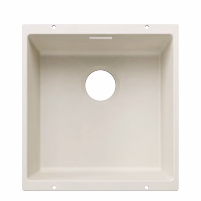 Alt paigaldatav köögivalamu BLANCO SUBLINE 400-U SILGRANIT™ PuraDur™, 1 kauss, pehme valge, 50 cm aluskapile