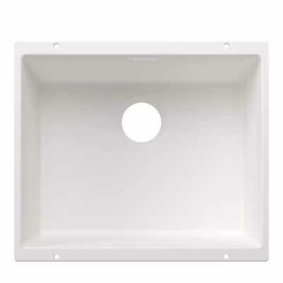Alt paigaldatav köögivalamu BLANCO SUBLINE 500-U SILGRANIT™ PuraDur™ valge, 1 kauss, 60 cm aluskapile