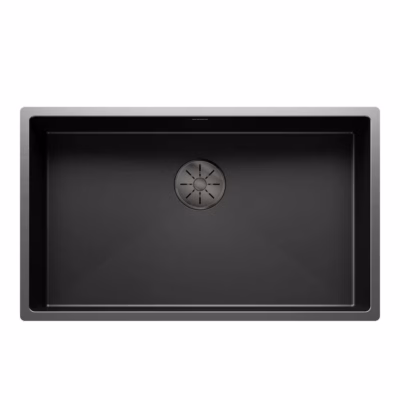 Alt paigaldatav köögivalamu BLANCO CLARON 700-U InFino, roostevaba teras, tumehall teras, 1 kauss, 80 cm aluskapile