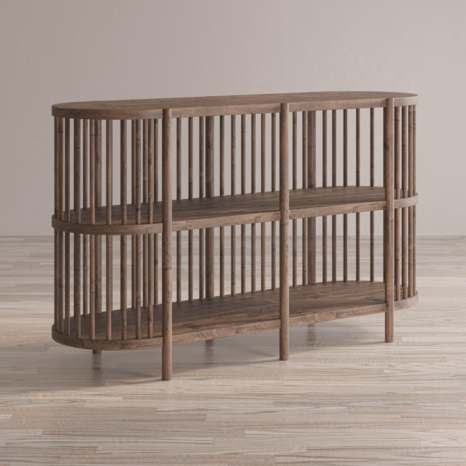 Akaatsiapuust boho kummut Livin Hill Avola AV2185-54, ovaalne, 137 cm - 6