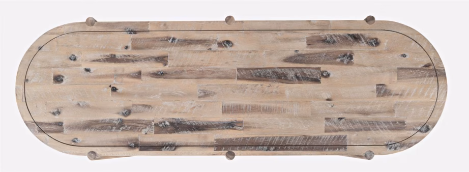 Akaatsiapuust boho stiilis kummut Livin Hill Avola AV2180-54, ovaalne, 137 cm - 9