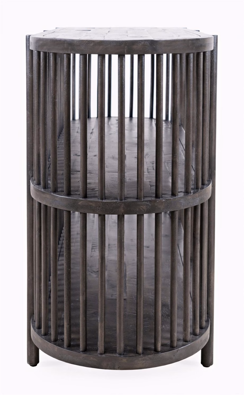 Boho stiilis akaatsiapuust kummut Livin Hill Avola AV2190-54, ovaalne, 137 cm - 3