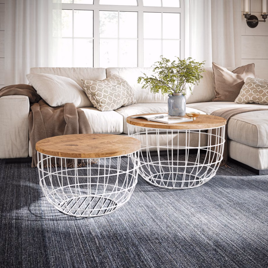 Mangopuidust lisalaudade komplekt Livin Hill Avola AV2330-26, valge metallraam - 8