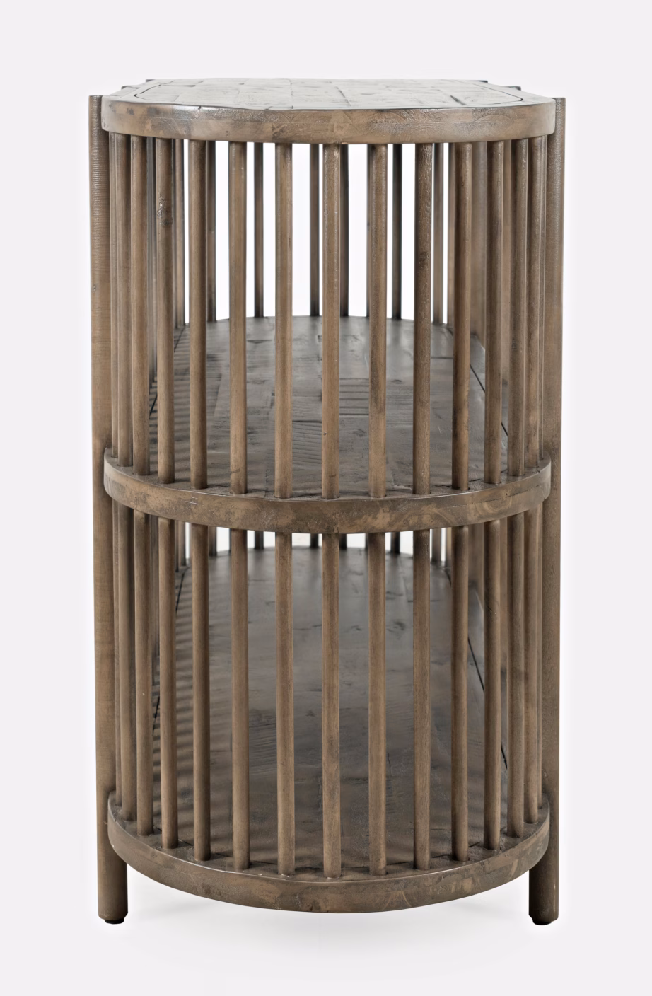 Boho stiilis akaatsiapuust kummut Livin Hill Avola AV2185-72, ovaalne, 183 cm - 4