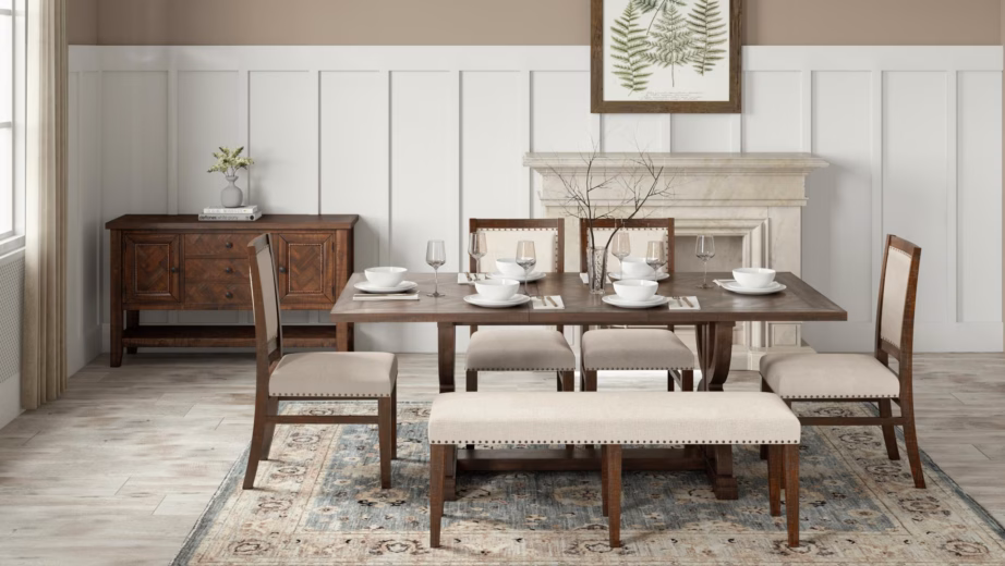 Rustikaalne polsterdatud esikupink Livin Hill Avola AV1931-52, akaatsiapuu, 132 cm - 8