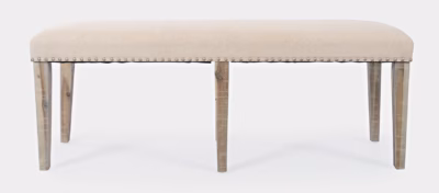 Rustikaalne polsterdatud esikupink Livin Hill Avola AV1933-52, akaatsiapuust, 132 cm