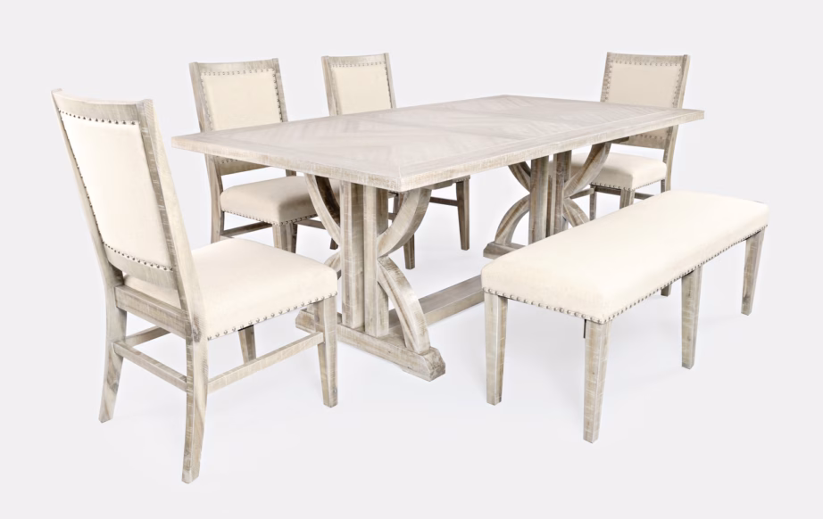 Rustikaalne polsterdatud esikupink Livin Hill Avola AV1933-52, akaatsiapuust, 132 cm - 6