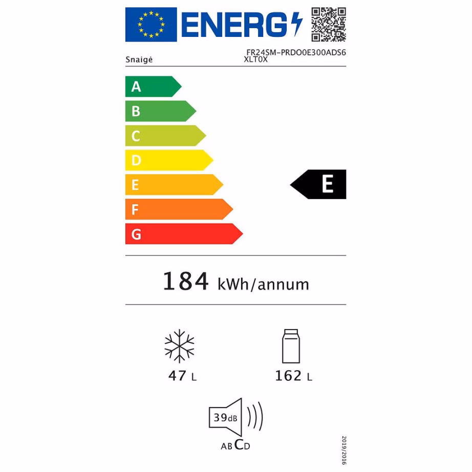 Eraldiseisev külmik ülakülmikuga SNAIGE FR24SM-PRDO0E3, 150 cm, punane - 7