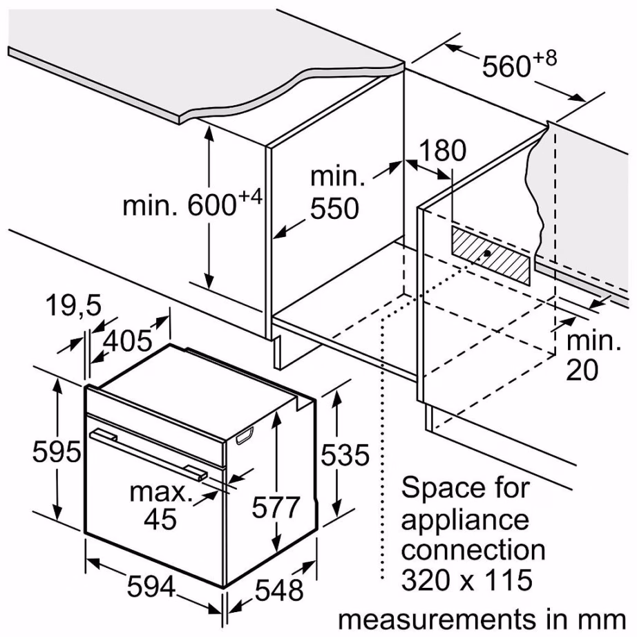Integreeritav elektriahi BOSCH HBG7721B1, Wi‑Fi ja pürolüüspuhastusega - 4