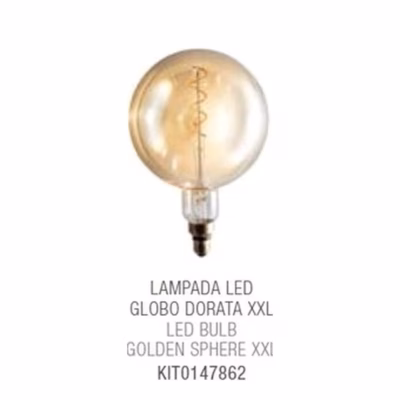 Õhupuhasti tarvik: ELICA LED-pirn Golden Sphere XXL (kuldne sfäär)