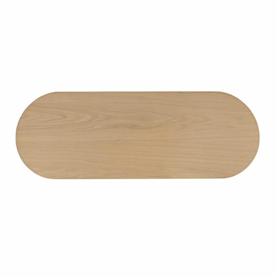 Soonitud jalusega konsoollaud Livin Hill Avola AV2420-4, 127 cm, hele puit - 4