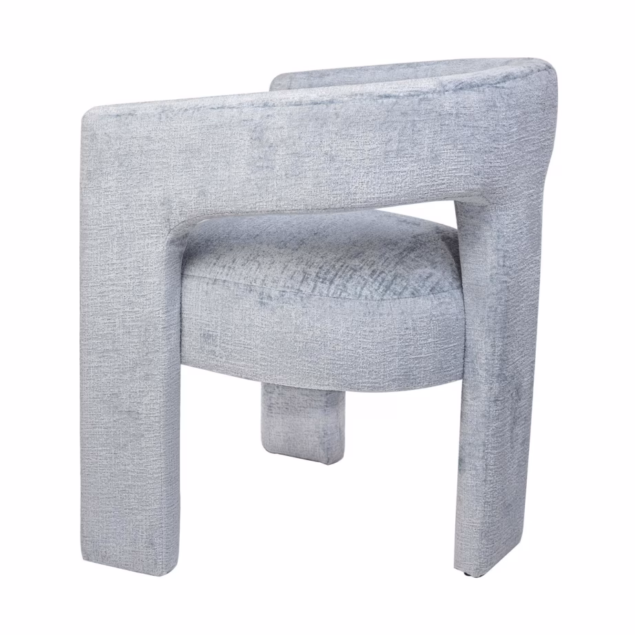 Helesinine polsterdatud söögitool Livin Hill Leith LET71B, chenille - 4