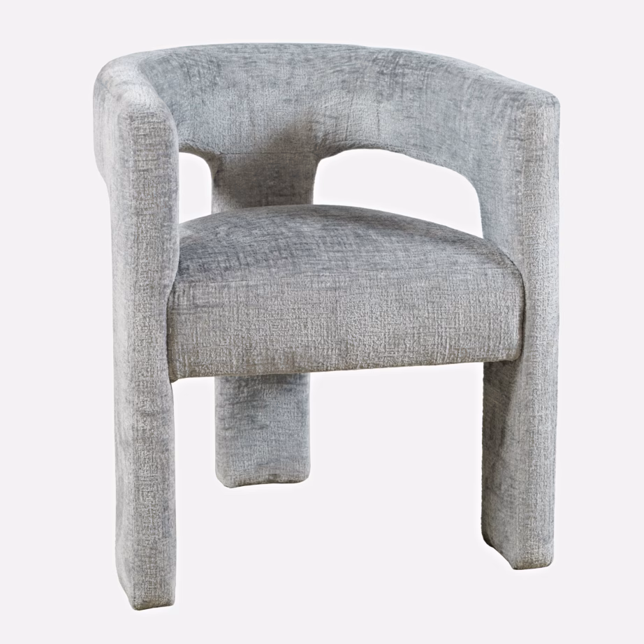 Helesinine polsterdatud söögitool Livin Hill Leith LET71B, chenille - 6