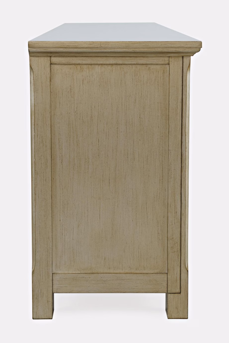 Kuldtooni puhvetkapp peegluukidega Livin Hill Avola AV2250-69, akaatsiapuidust, 175,5 cm - 5
