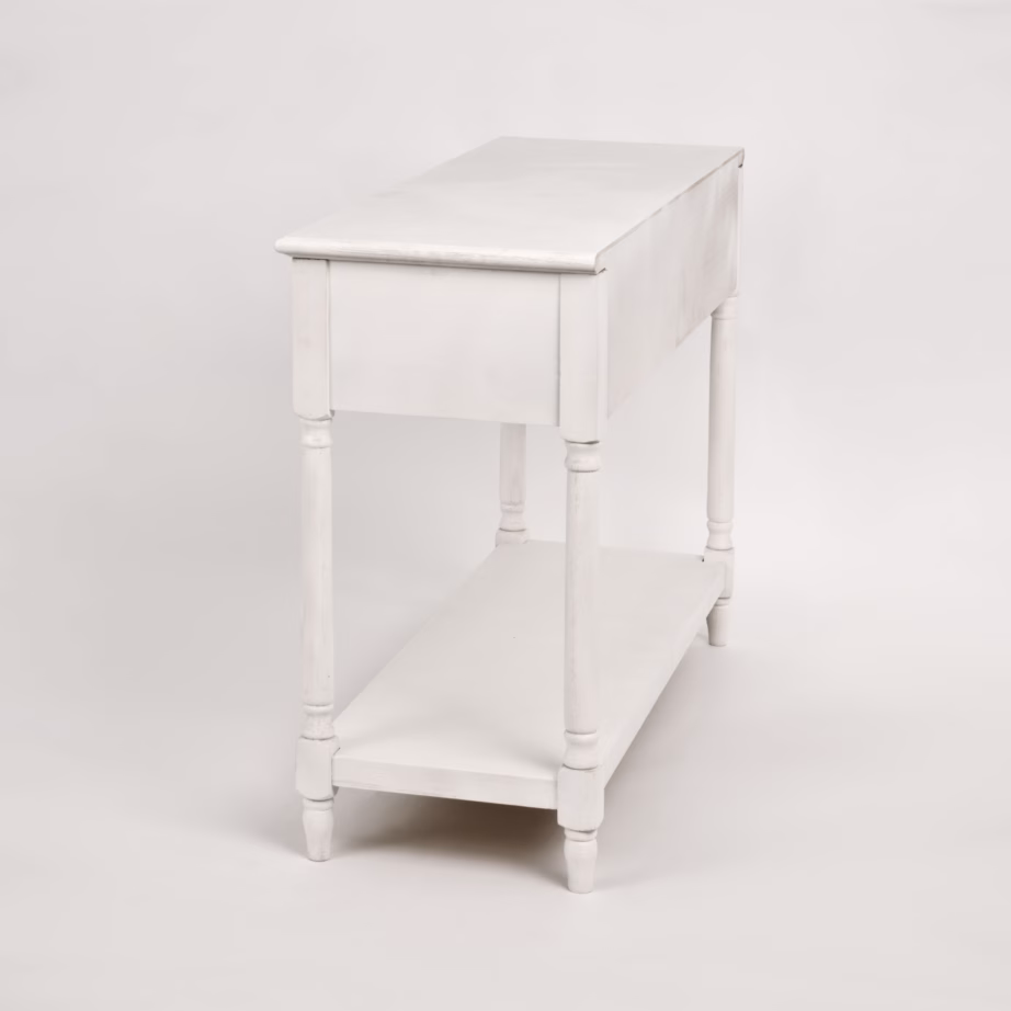 Valge provintsiliku stiiliga konsoollaud Livin Hill Livorno LIV080-W, 120 cm - 6