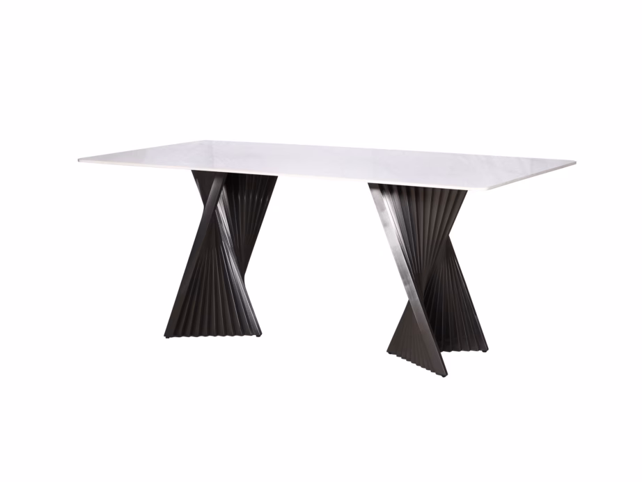 Marmorimustriga söögilaud Livin Hill Modig M17, 180 x 90 cm - 4