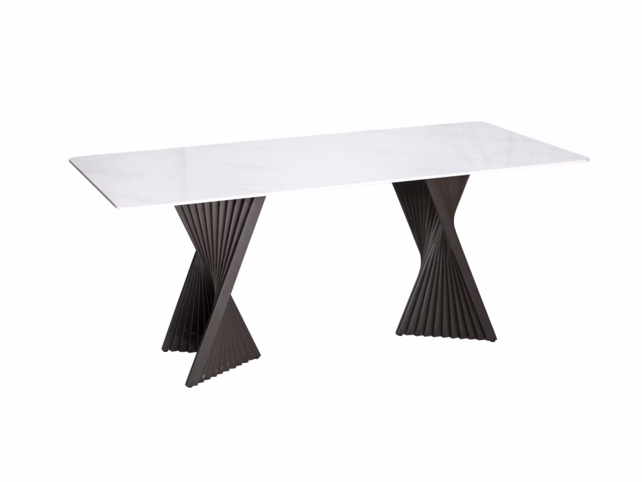 Marmorimustriga söögilaud Livin Hill Modig M17, 180 x 90 cm - 5