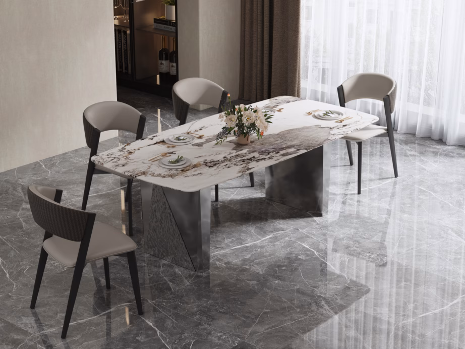 Kunstmarmoriga söögilaud Livin Hill Modig M33, 200 x 100 cm - 6