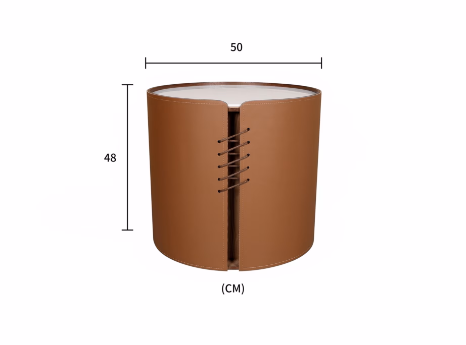 Silindrikujuline öökapp Livin Hill Modig M35, ökonahk, 50 cm - 10