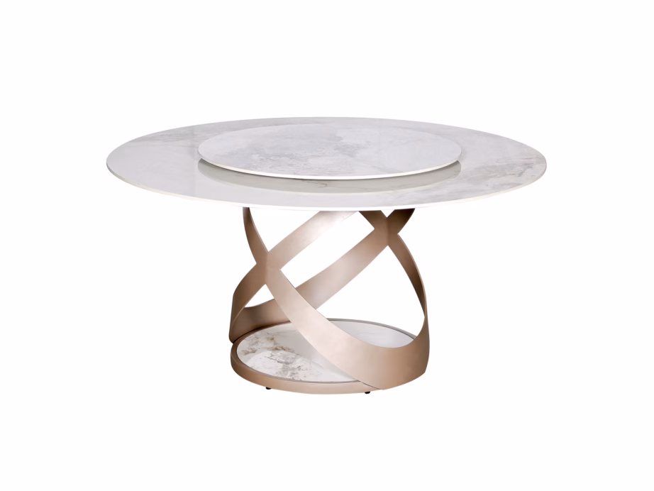 Marmorimustriga ümar söögilaud Livin Hill Modig M44, 150 cm - 3