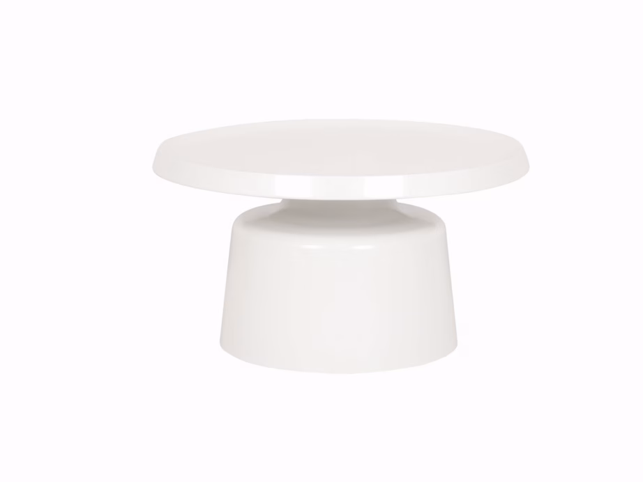 Metallist diivanilauakomplekt Livin Hill Modig M65, 2-osaline, valge/must - 5