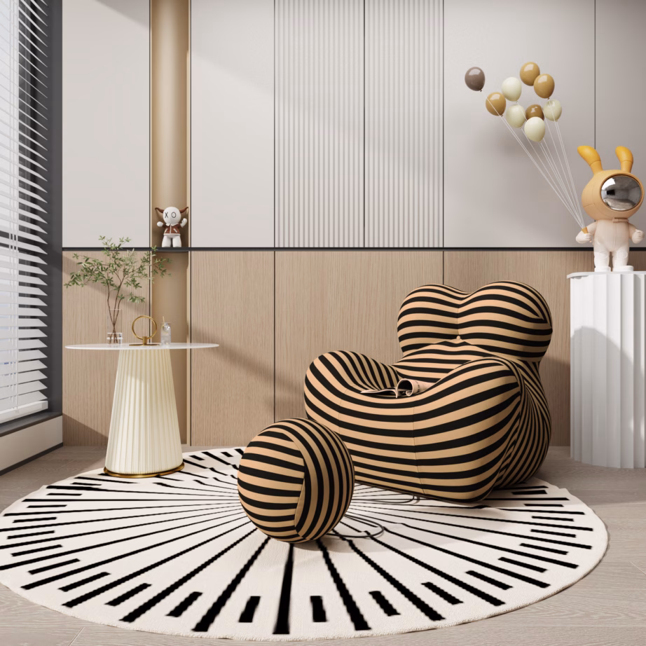 Ümmargune diivanilaud Livin Hill Modig M73, kunstmarmor, 60 cm - 16