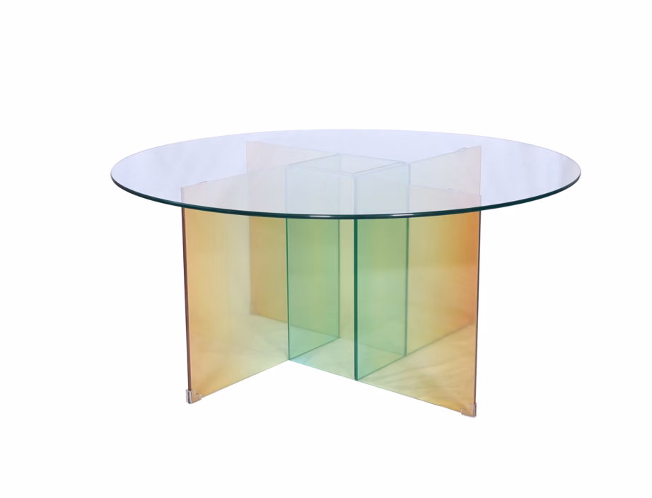 Opaalsest karastatud klaasist diivanilaud Livin Hill Modig M75-90, 90×90 cm - 2