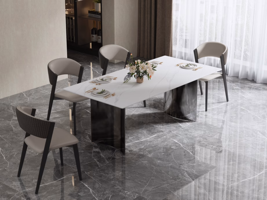 Minimalistlik söögilaud Livin Hill Modig M91, sinterkivist, 180 cm - 11