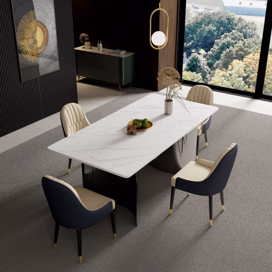 Minimalistlik söögilaud Livin Hill Modig M91, sinterkivist, 180 cm - 12