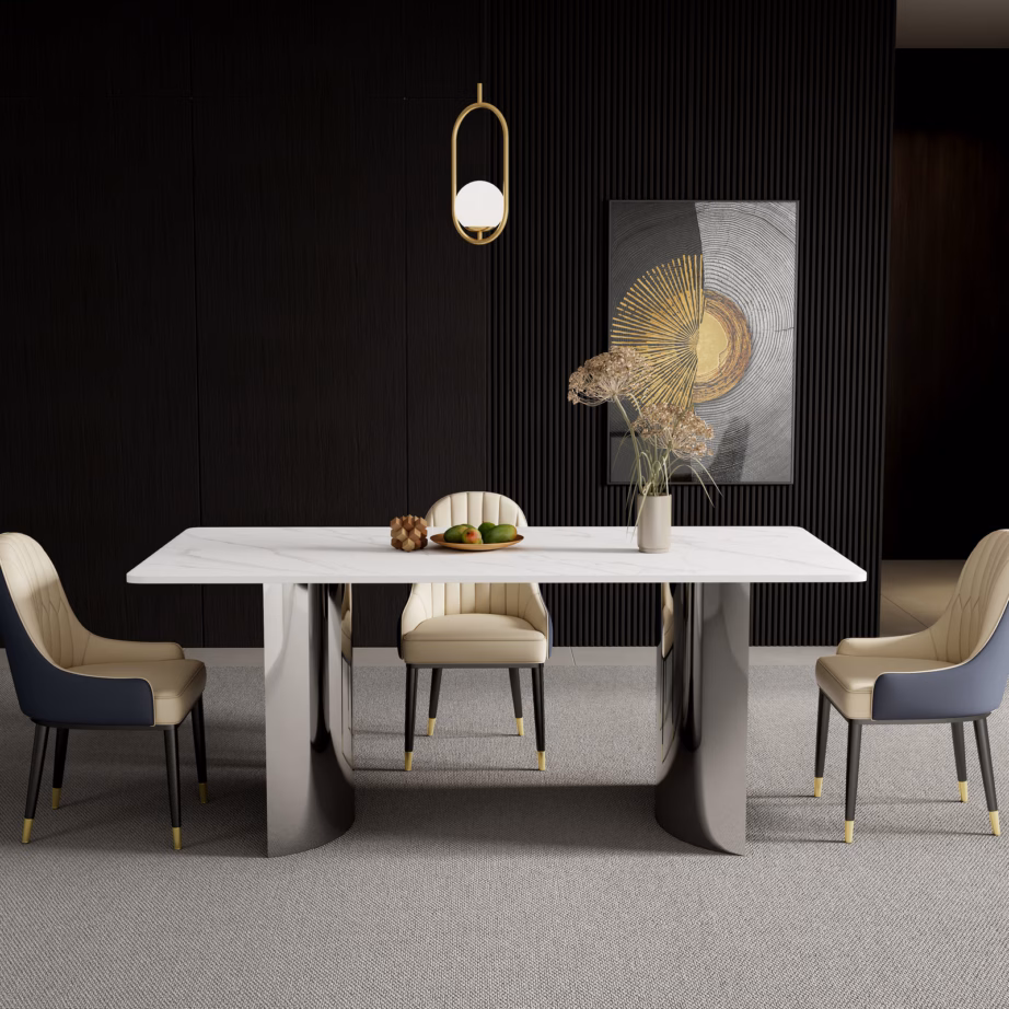 Minimalistlik söögilaud Livin Hill Modig M91, sinterkivist, 180 cm - 16