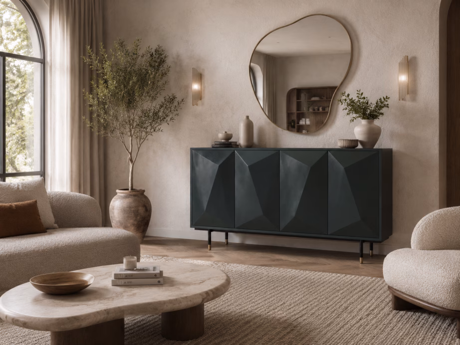 Pärlroheline kummut Livin Hill Stilig ST308, 150 cm, 3D esipaneelidega - 11
