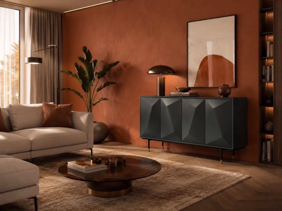 Pärlroheline kummut Livin Hill Stilig ST308, 150 cm, 3D esipaneelidega - 9