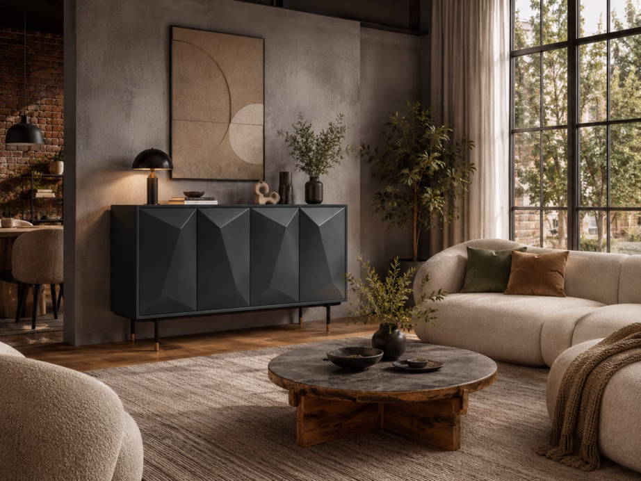 Pärlroheline kummut Livin Hill Stilig ST308, 150 cm, 3D esipaneelidega - 10