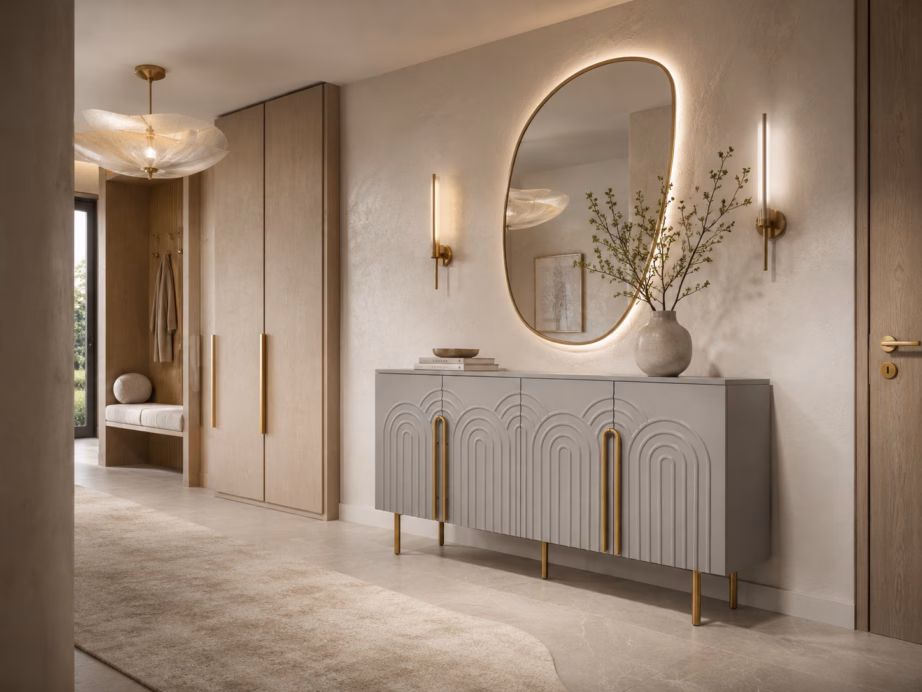 Helehall kummut kuldsete jalgadega Livin Hill Stilig ST310, 180 cm - 20